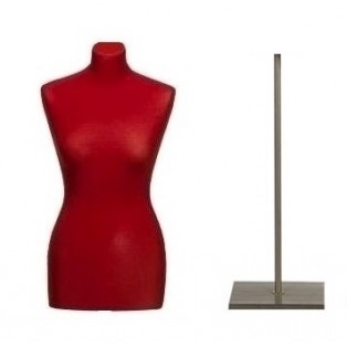 Dames Paspop - Buste / Rode Hoes Tijdelijk Uitverkocht
